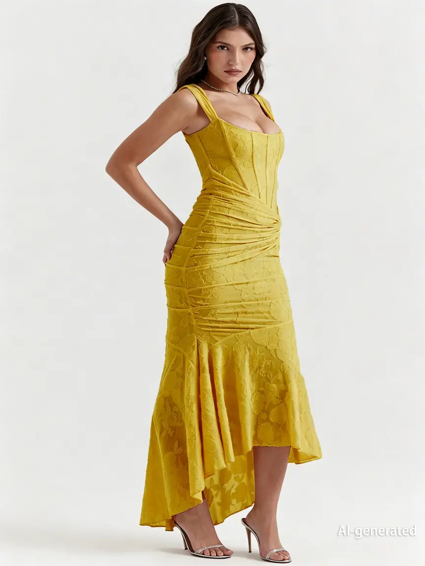 Blue bell floral maxi dress - Image 6